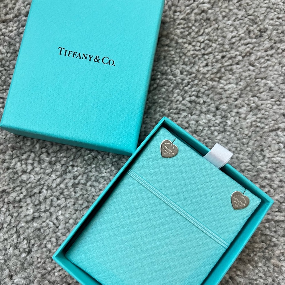 Tiffany & Co. Heart Tag Stud Earrings